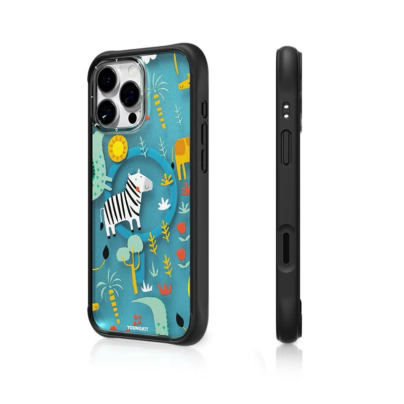قاب Youngkit یانگ کیت Zoo Removable Liquid Silicone Magsafe Iphone (G)