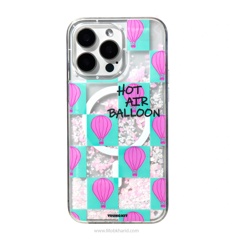 قاب Youngkit یانگ کیت Glitter Quicksand Hot Air Balloon Case (G)
