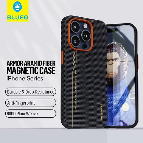 قاب Blueo بلو Full Y WRAPPED Armid Fiber Case آیفون (G)
