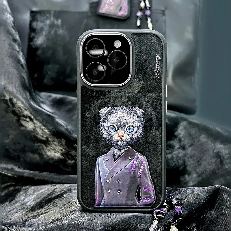 قاب نیمی Nimmy Embroidery Magnetic Case Iphone (G)