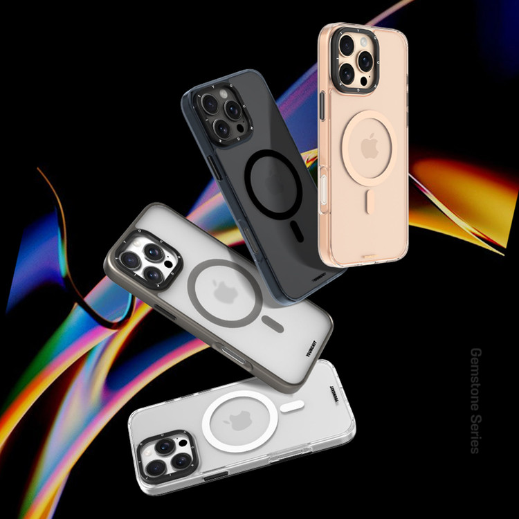 قاب Youngkit یانگ کیت Gemstone Back+Soft Frame Case آیفون (G)