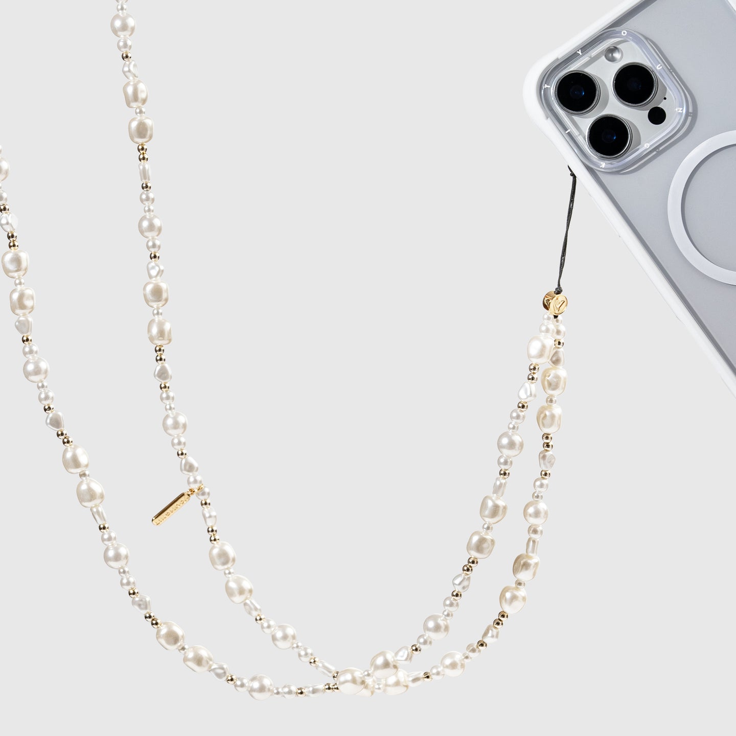 بند لندیارد Youngkit یانگ کیت Pearl Phone Charm & Card Combo (G)