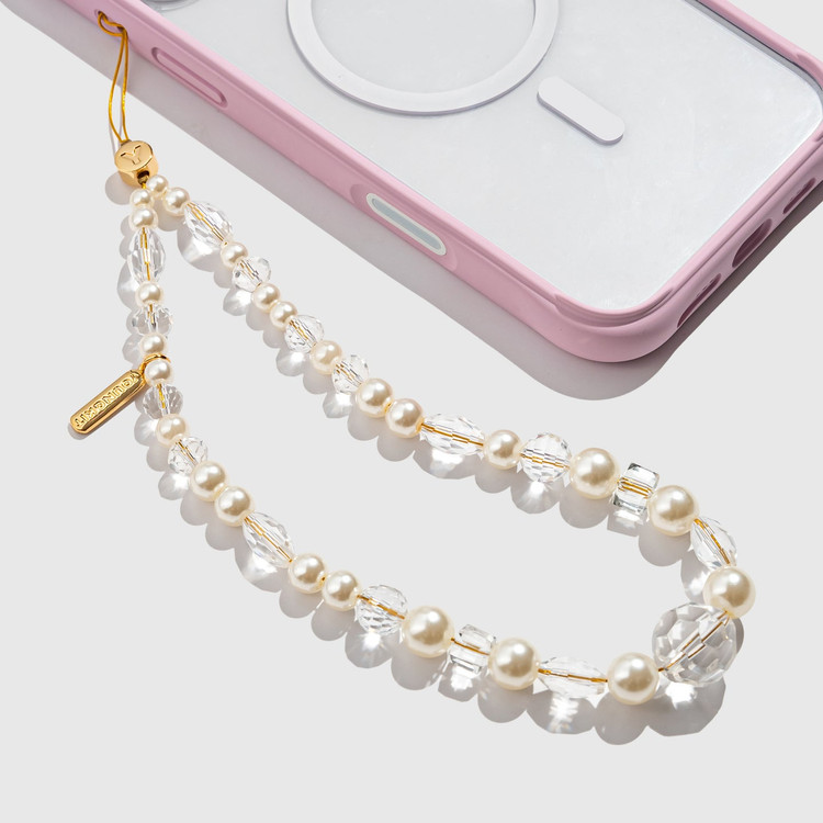 بند لندیارد Youngkit یانگ کیت Crystal + Pearl Phone Charm & Card Combo (G)