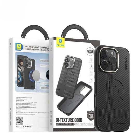 قاب بلو بافت با مگ سیف Blueo BI-Texture 600D Armor Aramid Fiber Magnetic Case Iphone (G)