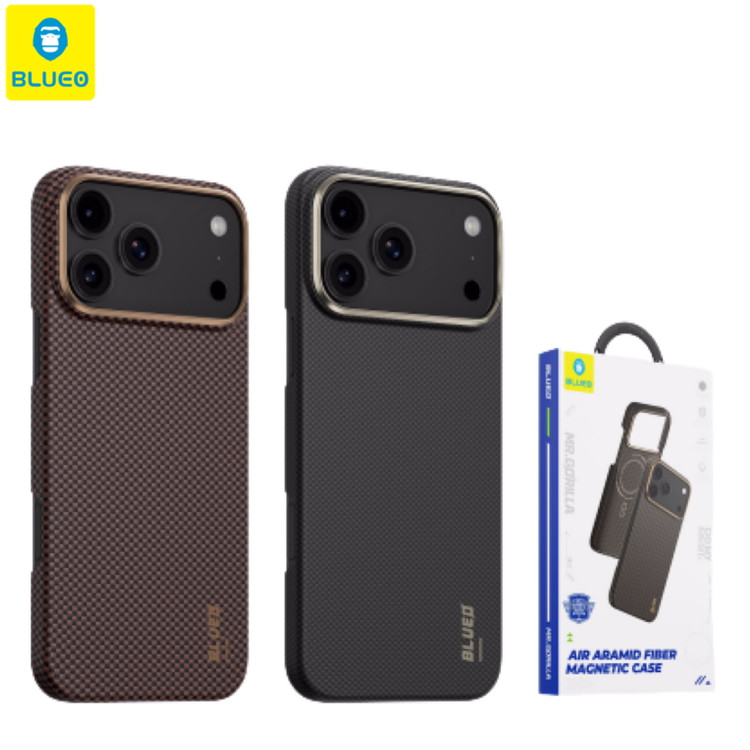قاب بلو بافت Blueo Plain Weave AIR Aramid Fiber Magnetic Phone Case-600D Iphone (G)