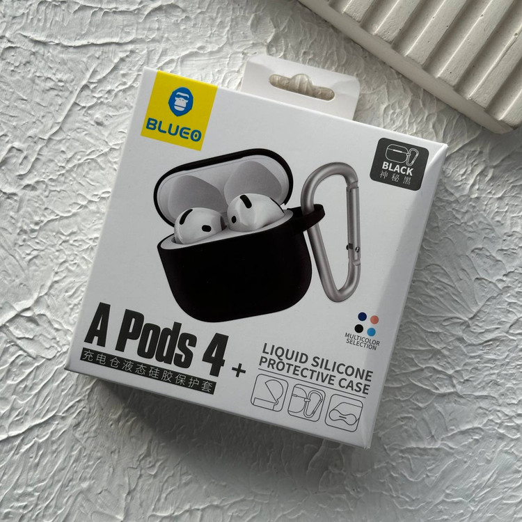 کاور ایرپاد 4 سیلیکونی بلو Blueo Airpod 4 Silicone Cover (G)