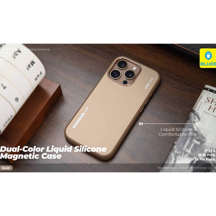 قاب بلو سیلیکونی Blueo DUAL-COLOR LIQUID SILICONE Iphone (G)