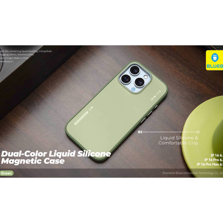 قاب بلو سیلیکونی Blueo DUAL-COLOR LIQUID SILICONE Iphone (G)