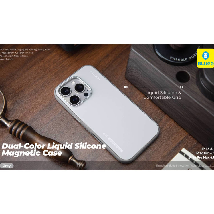 قاب بلو سیلیکونی Blueo DUAL-COLOR LIQUID SILICONE Iphone (G)