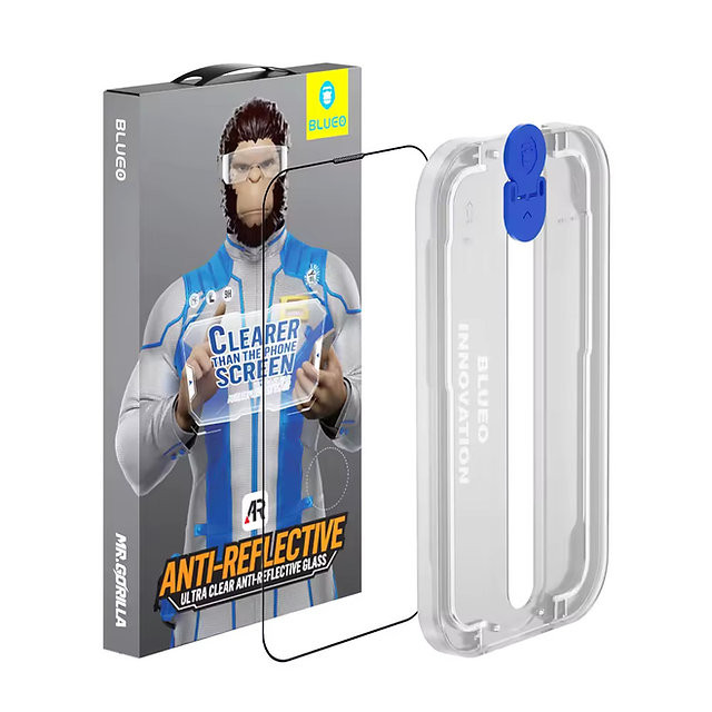گلس ، محافظ صفحه بلو ضد انعکاس نور با اپلیکاتور Blueo AR Anti-Reflective With Applicator Glass Iphone (G)