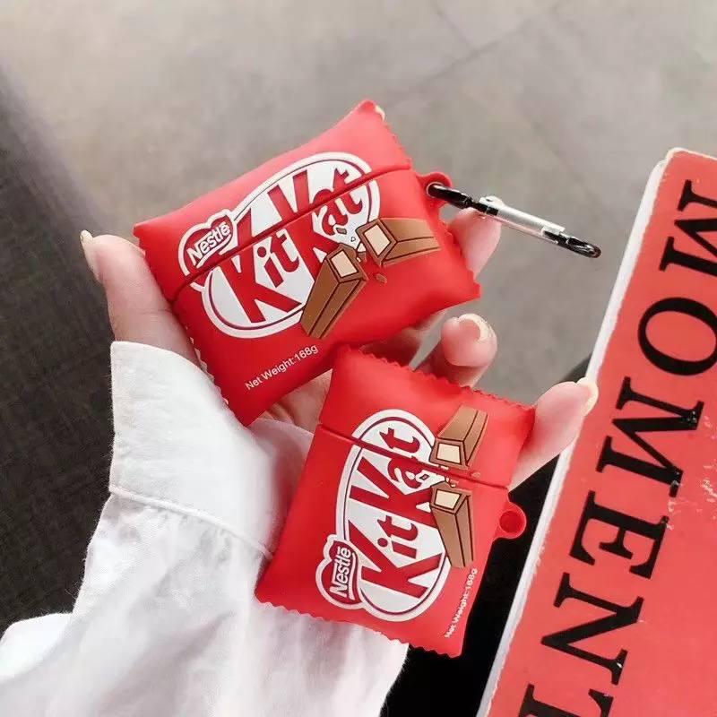 کاور ایرپاد شکلات Kit kat کیت کت به همراه آویز (G)
