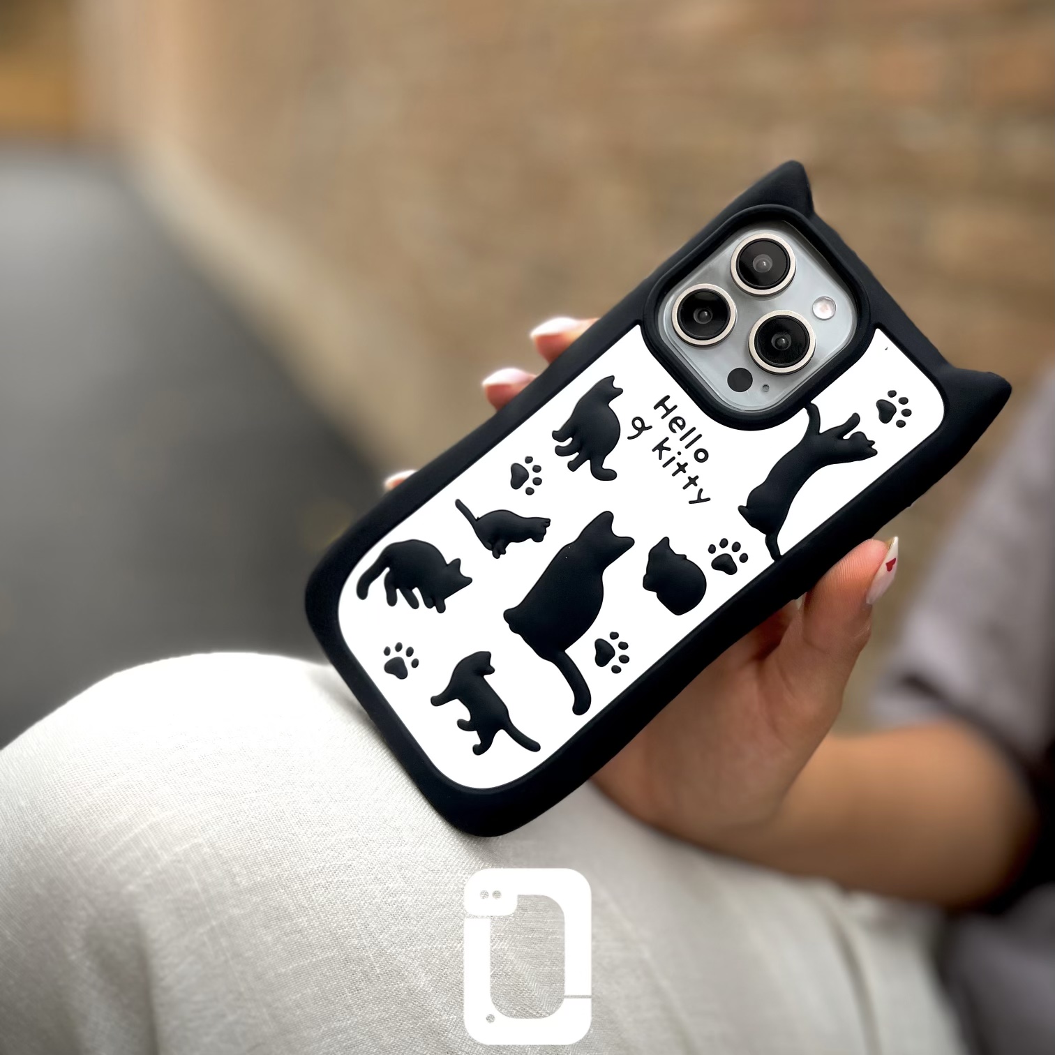 قاب Hello Kitty سیلیکونی آیفون Iphone (G)