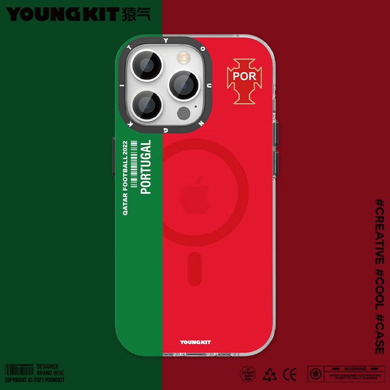 قاب یانگ کیت Youngkit Red World Cup Magsafe Series Iphone (G)