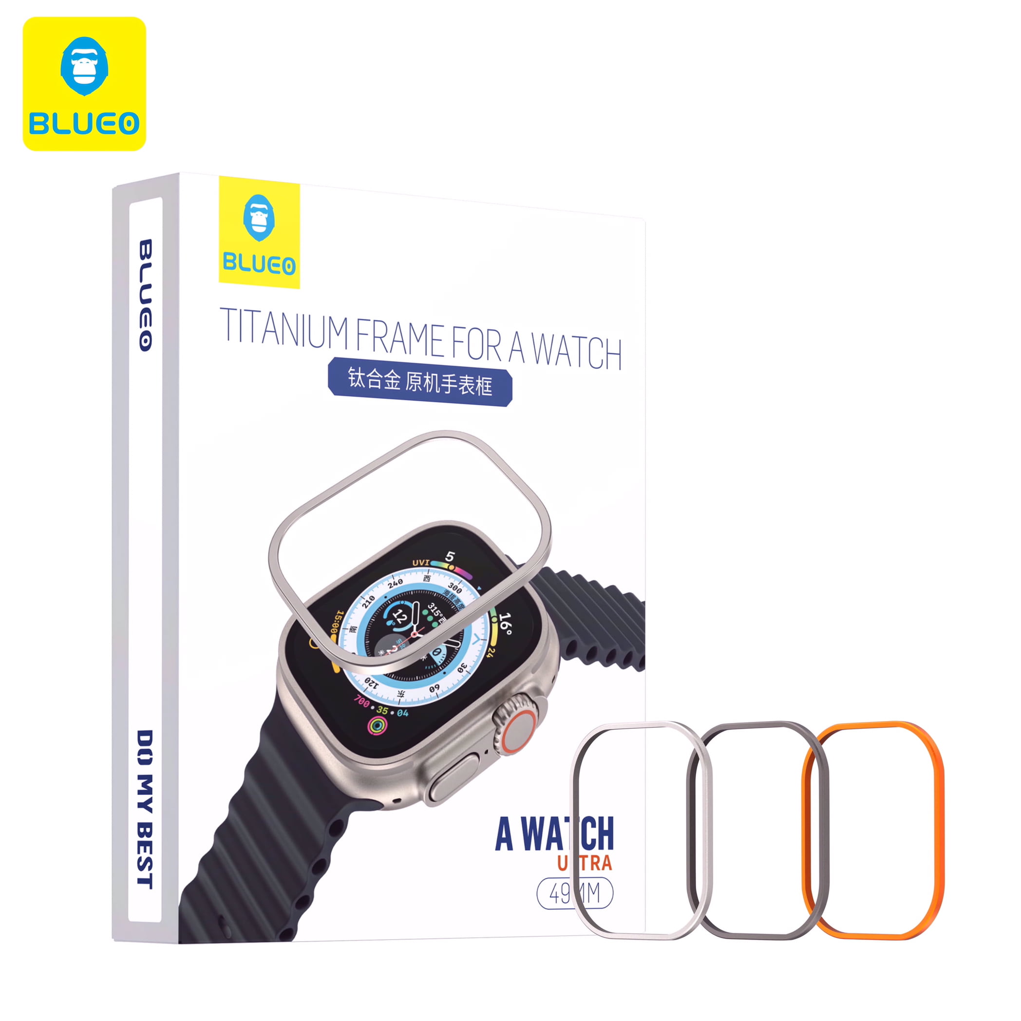 گارد دور ساعت اپل واچ بلو اولترا و اولترا 2 - Blueo Guard Around Apple Watch 49mm (G)