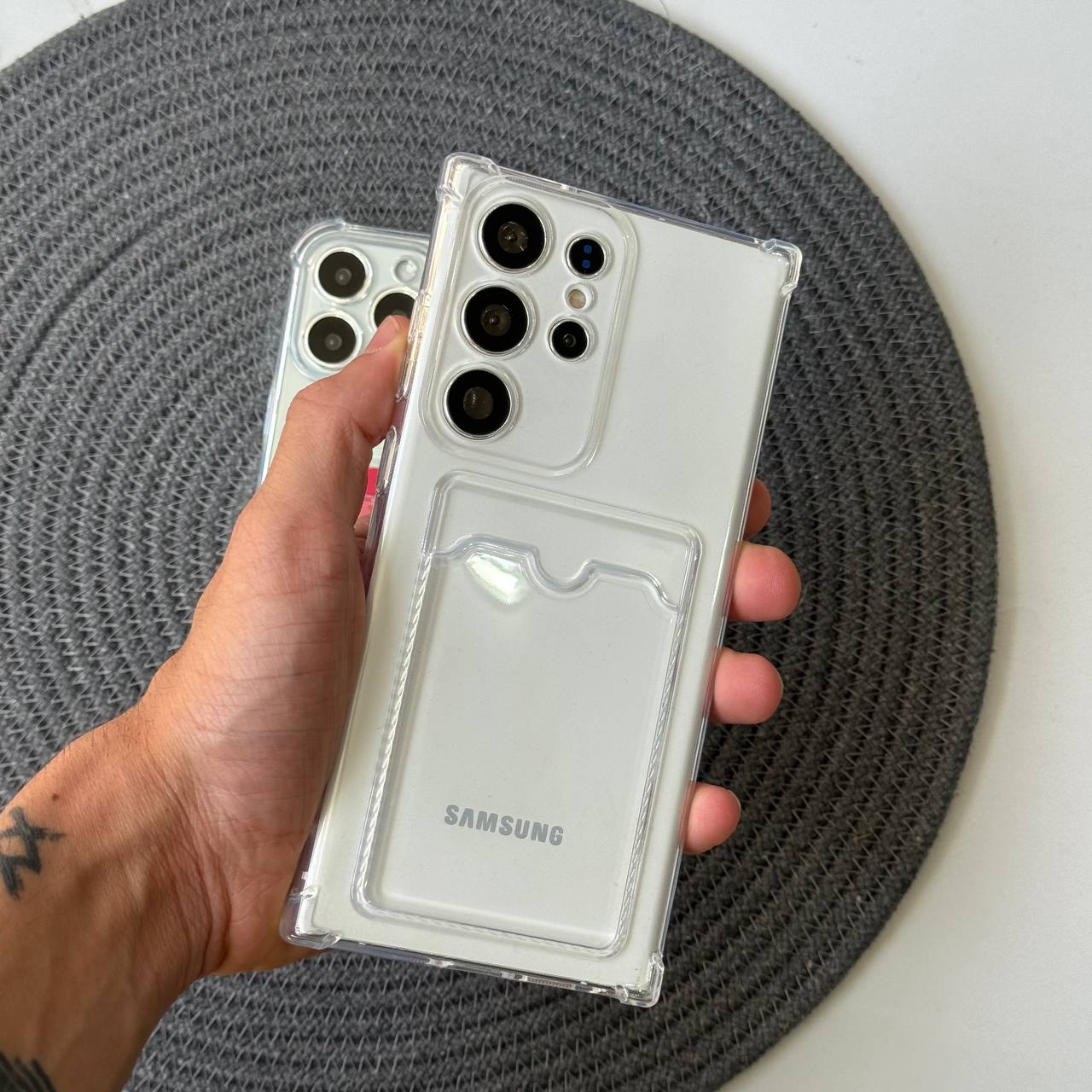 قاب بیرنگ ایربگ دار به همراه جاکارتی شیاومی XIAOMI (G)