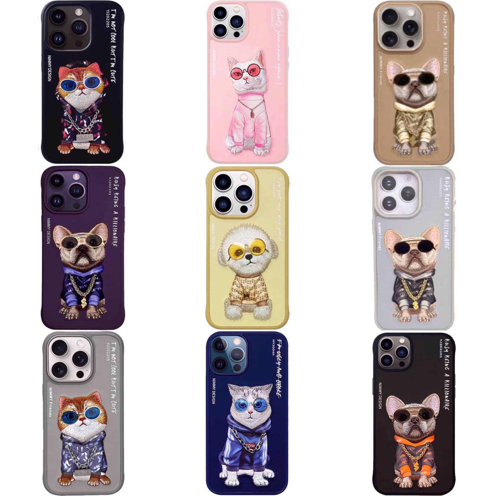 قاب نیمی Nimmy Glasses Series Iphone (G)