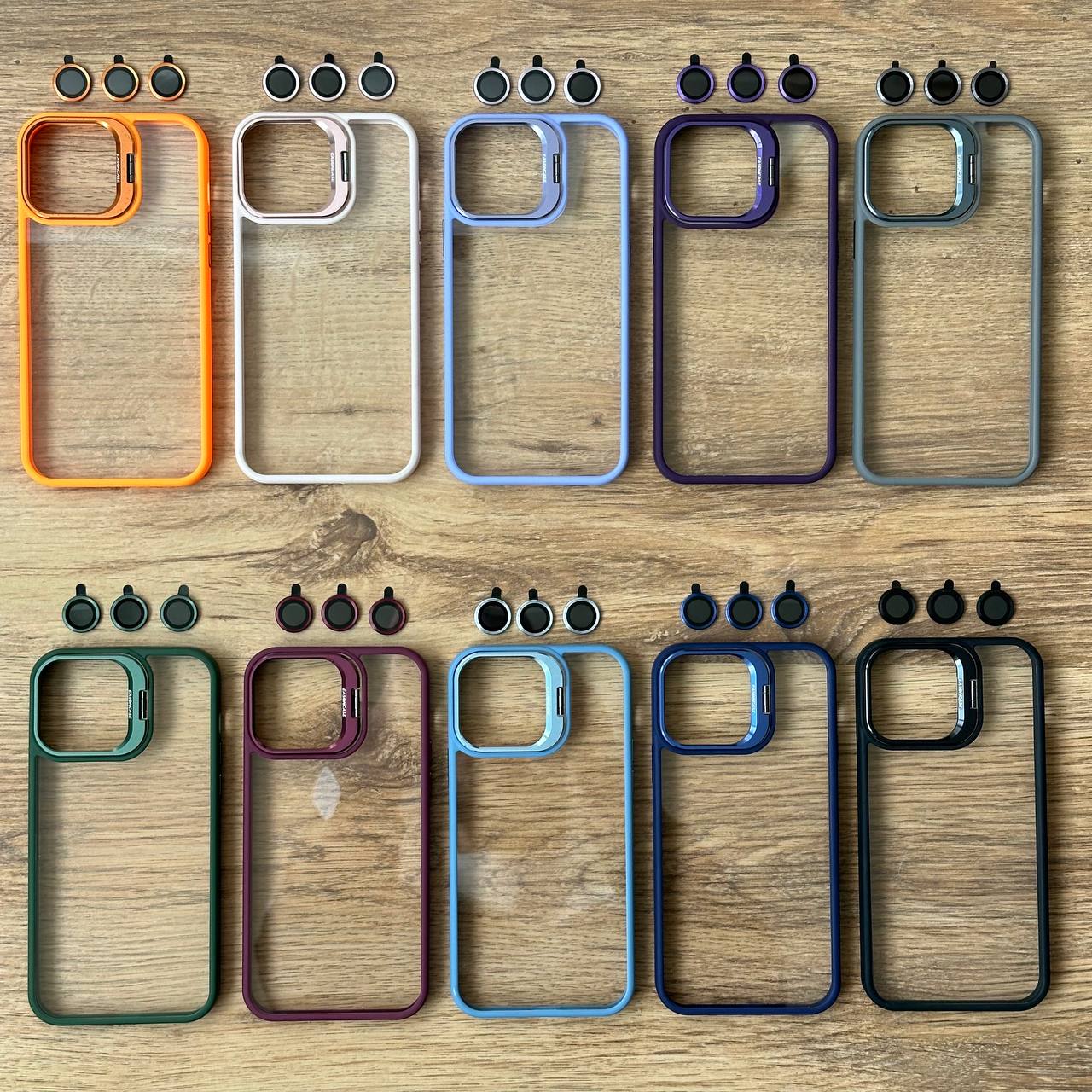 قاب ایسون Eason با محافظ لنز رینگی Apple iphone (G)