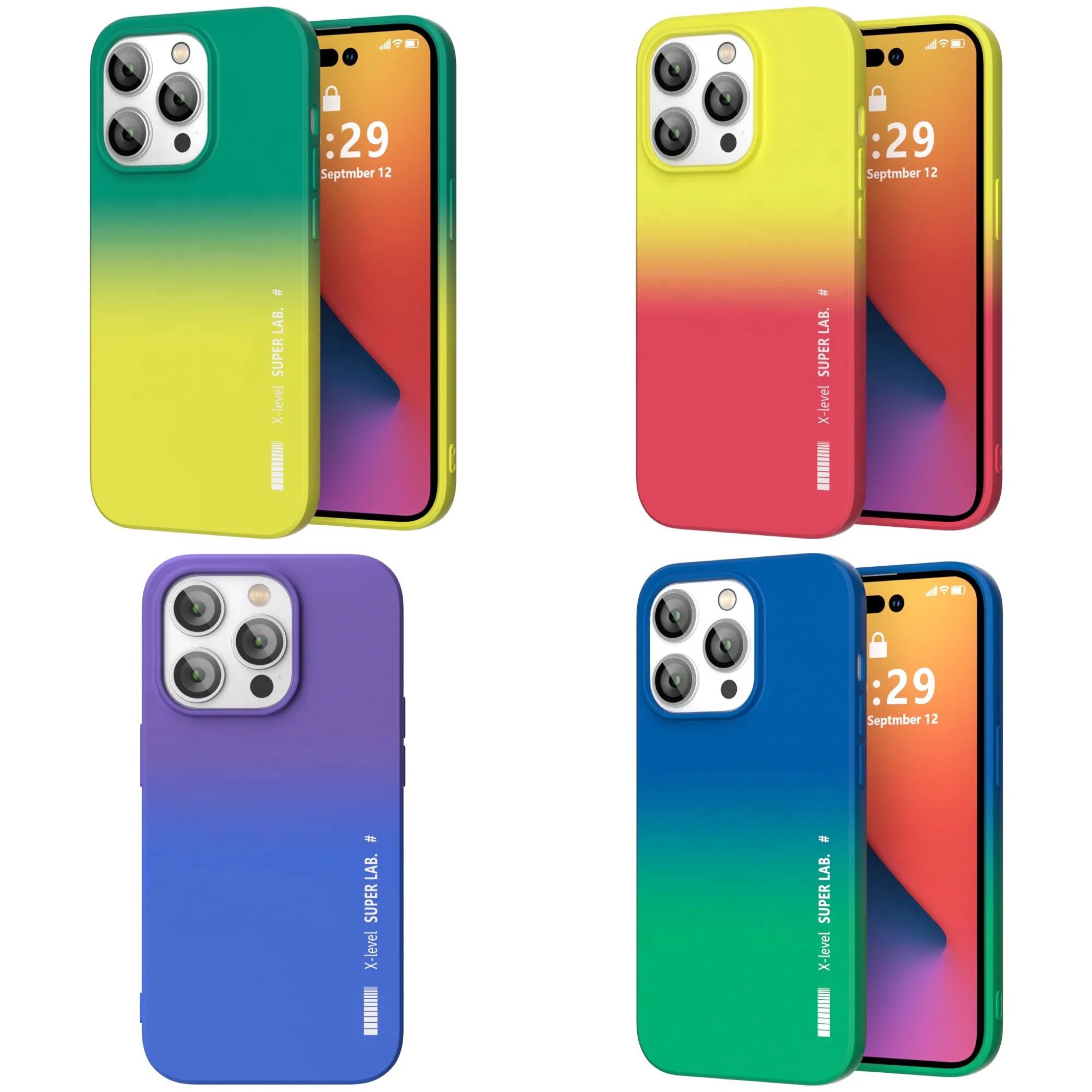 قاب X-level Rainbow ایکس لول آیفون Iphone (G)