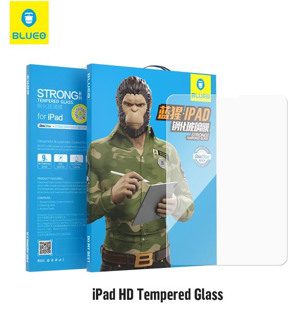 گلس ، محافظ صفحه بلو آیپد Blueo Ipad Strong Tempered Glass (G)