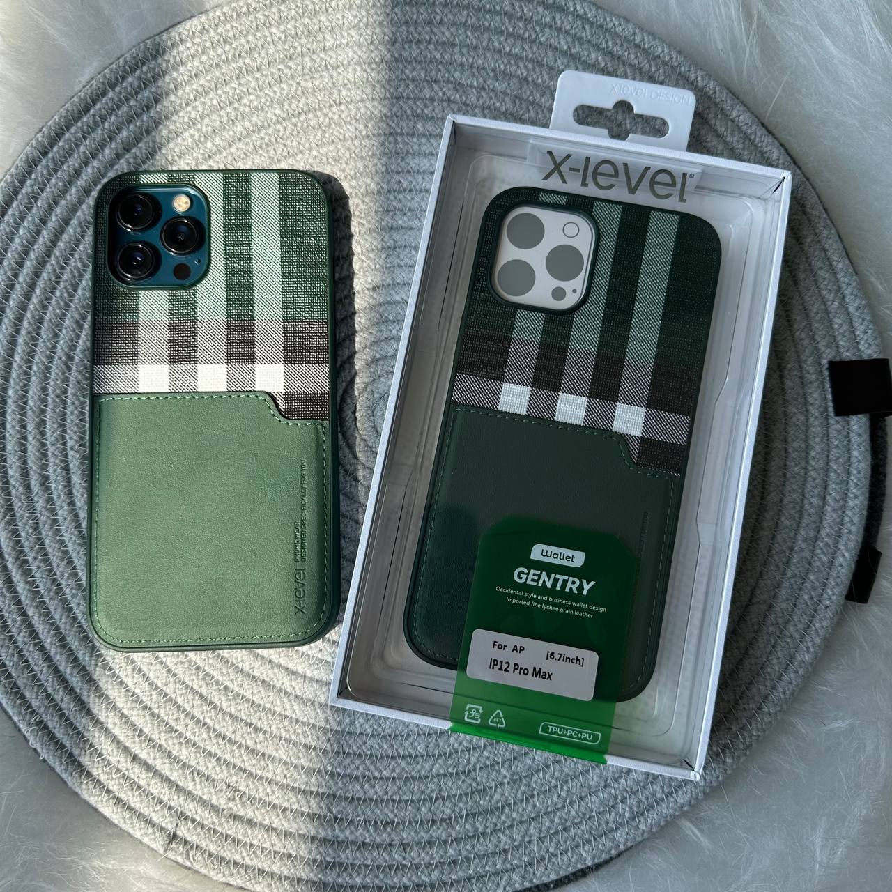 قاب X-level Gentry Wallet ایکس لول جنتری والت آیفون Iphone (G)