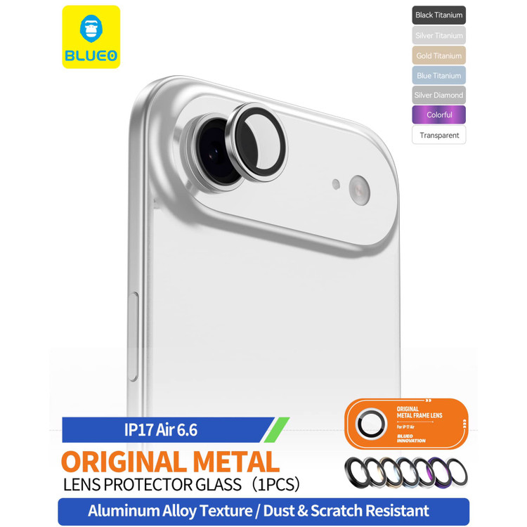 رینگ محافظ لنز بلو فلزی Blueo Metal Frame Lens Protector Glass Iphone (G)
