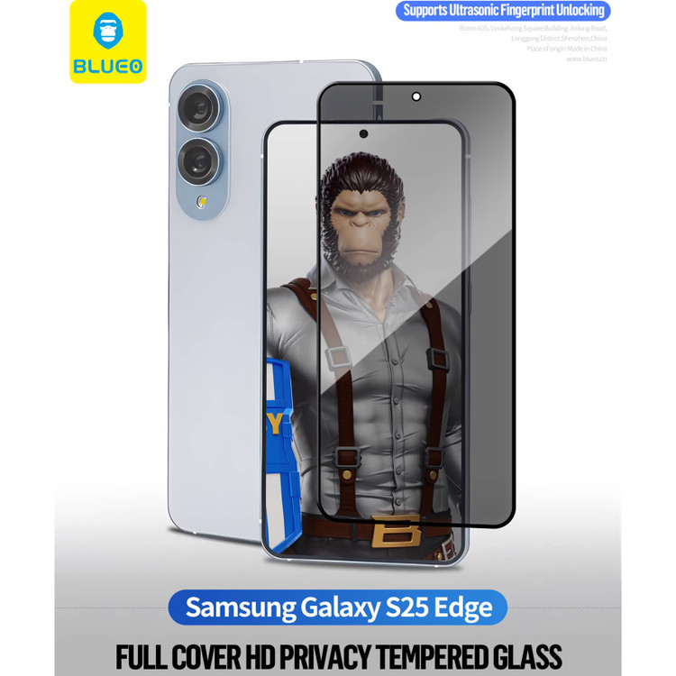 گلس ، محافظ صفحه بلو پرایوسی Blueo HD Anti-Peep Privacy Glass Samsung (G)