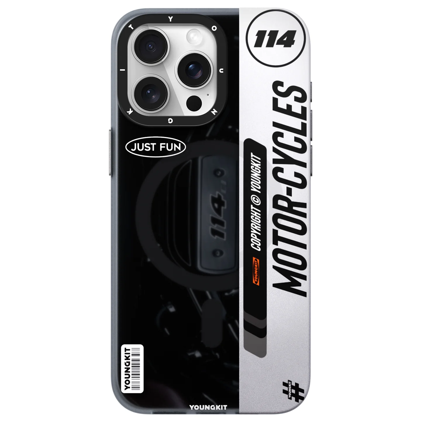 قاب یانگ کیت Youngkit Motorcycles 114 Magsafe Iphone (G)