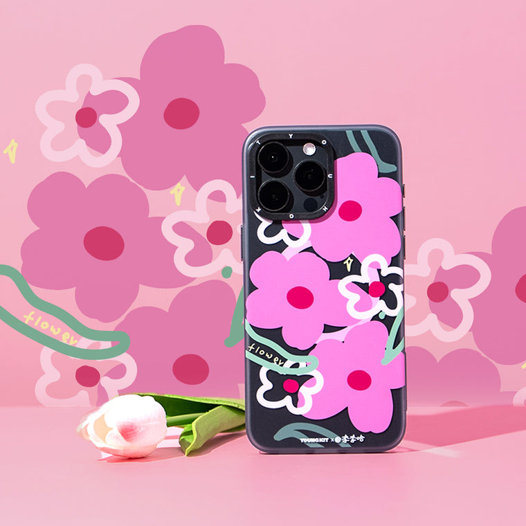 قاب Youngkit یانگ کیت Irregular Floral Magsafe Series آیفون Iphone (G)