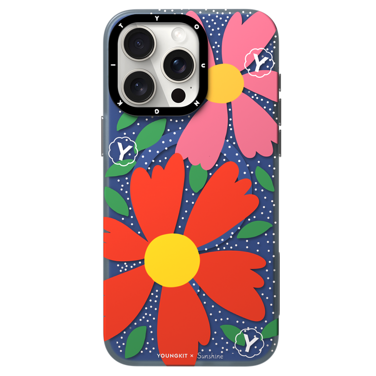 قاب Youngkit یانگ کیت Red Sunshine Flowery Smile Magsafe Series iphone (G)