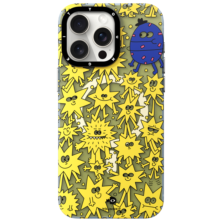 قاب Youngkit یانگ کیت Yellow Nina Canvas Of Joy Magsafe Series Apple iphone (G)