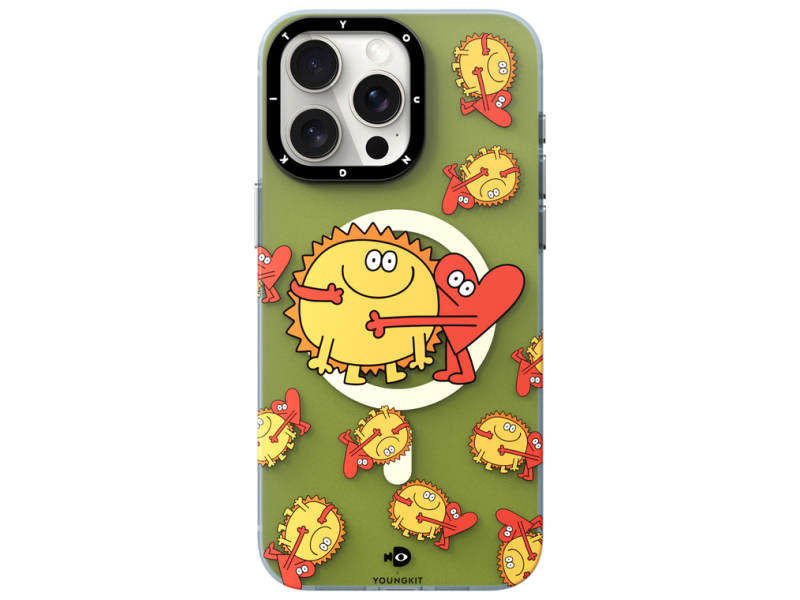 قاب Youngkit یانگ کیت Green Nina Canvas Of Joy Magsafe Series iphone (G)