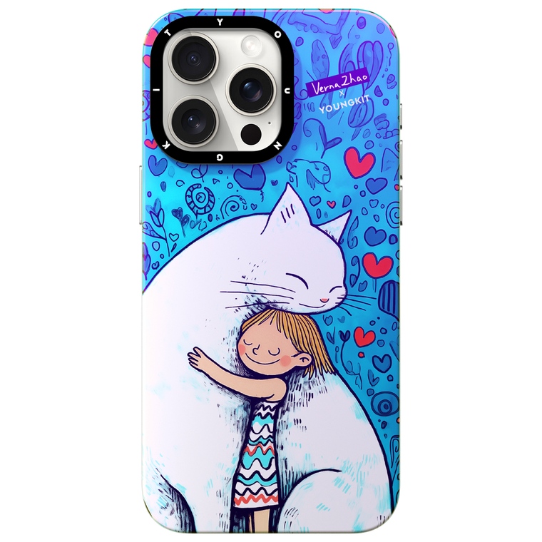 قاب یانگ کیت Youngkit Verna Zhao Cat Hug Magsafe Iphone (G)