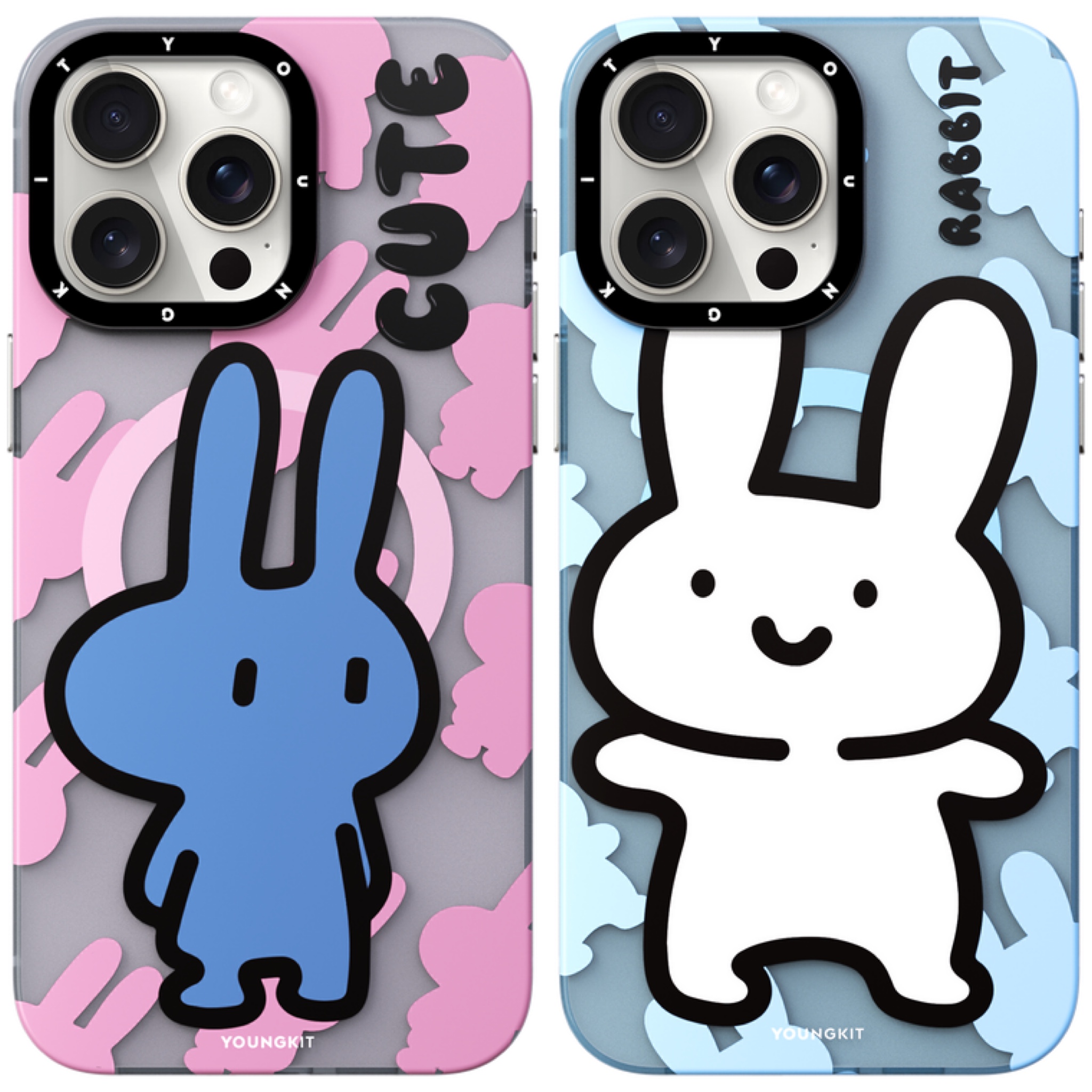 قاب Youngkit یانگ کیت Bunny Bliss Magsafe Series Iphone (G)