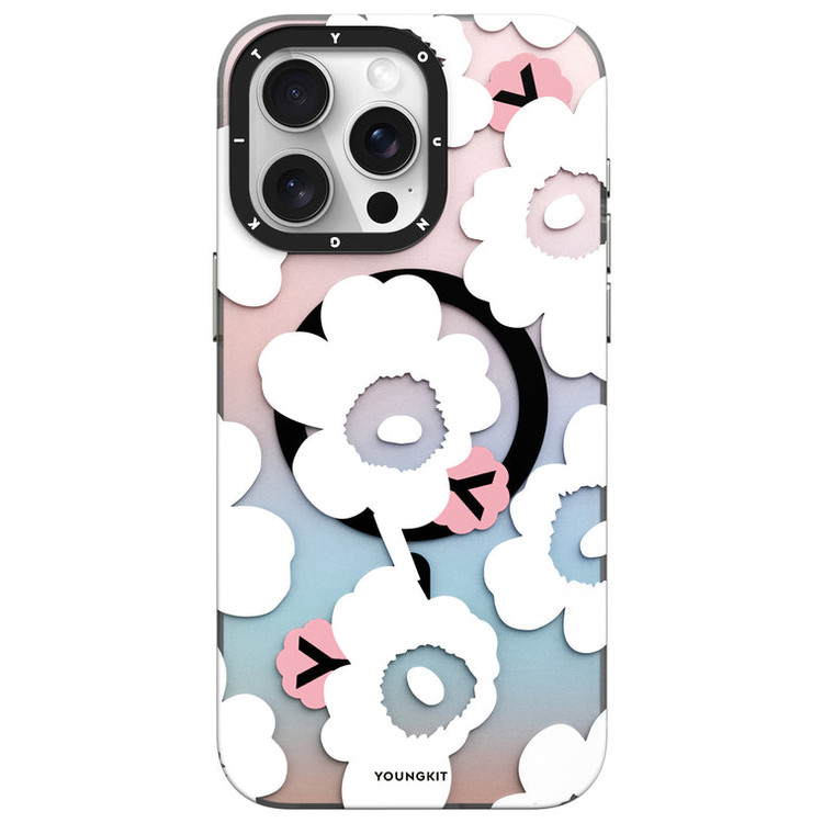 قاب Youngkit یانگ کیت Color Changing Floral Magsafe Series Iphone (G)