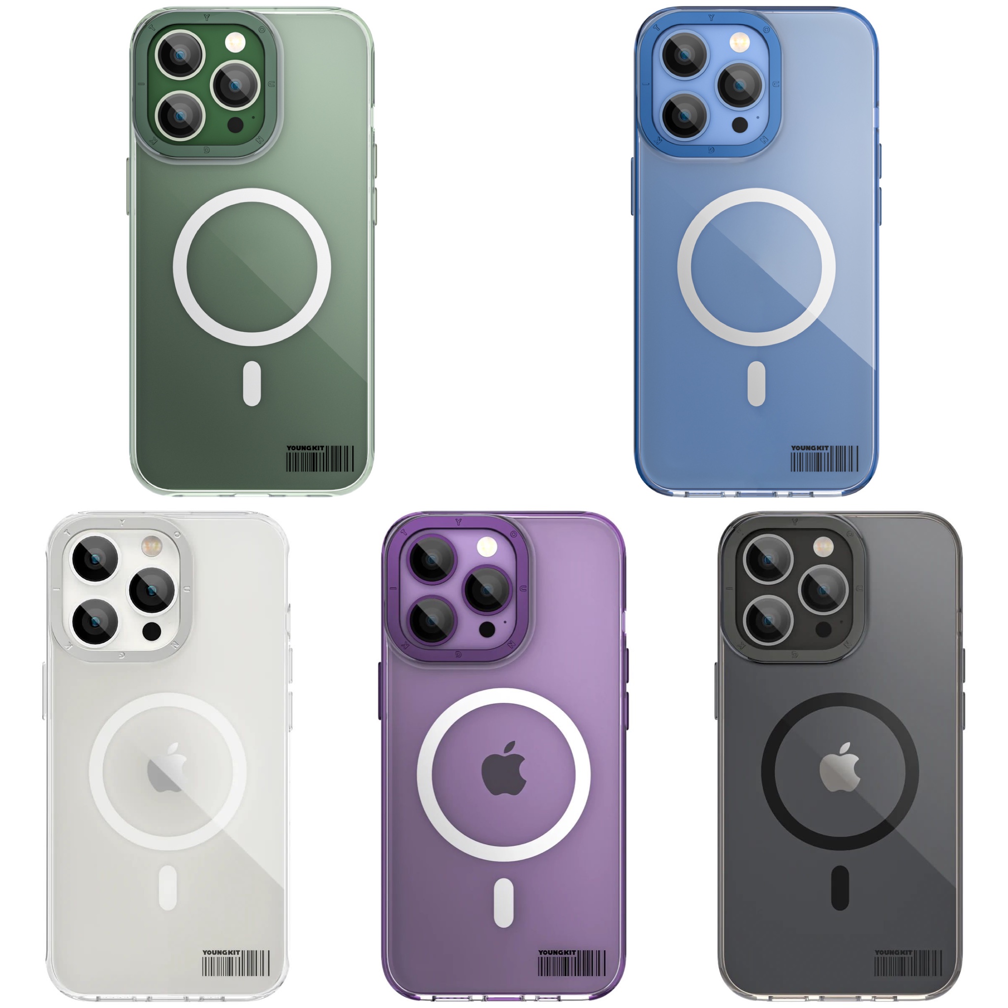 قاب Youngkit یانگ کیت Coloured Glaze Impact Series Iphone (G)