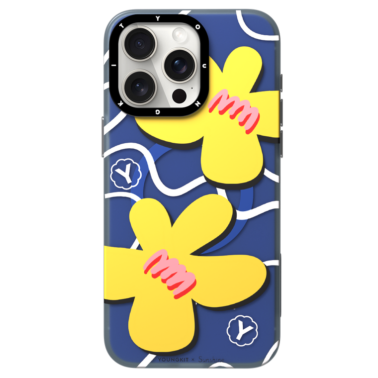 قاب یانگ کیت Youngkit Yellow Bloom Magsafe Iphone (G)
