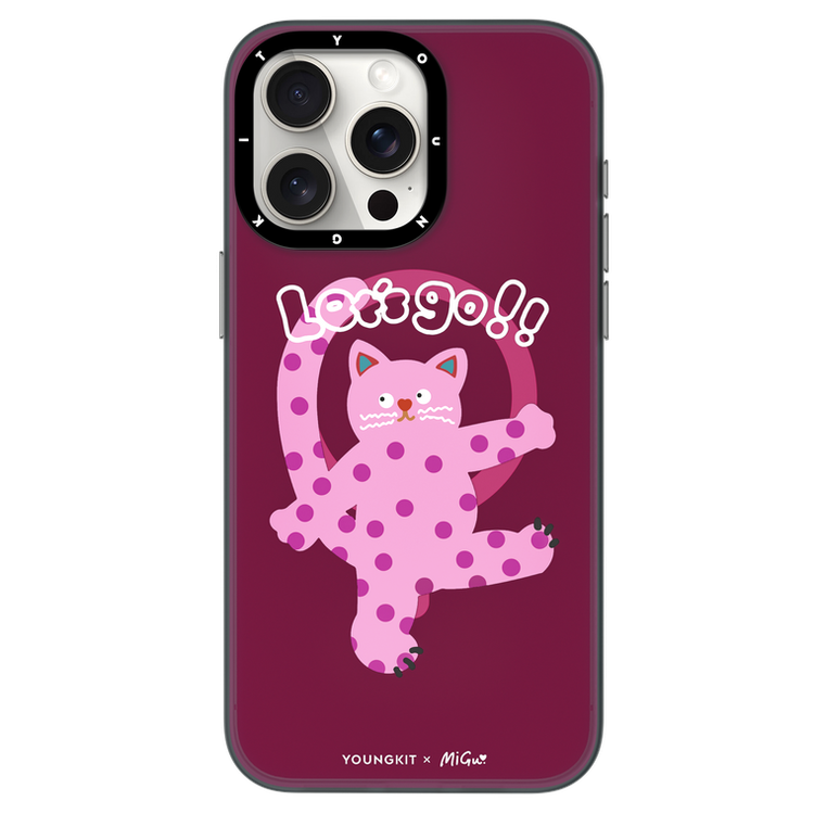 قاب Youngkit یانگ کیت Polka Dot Cat Magsafe Series Iphone (G)
