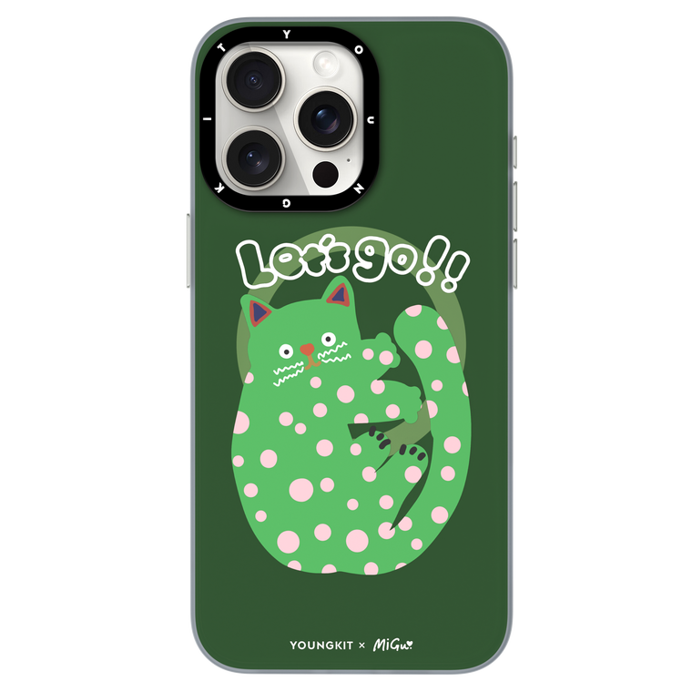 قاب Youngkit یانگ کیت Polka Dot Cat Magsafe Series Iphone (G)
