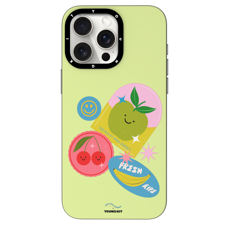 قاب یانگ کیت Youngkit Melissa Donne Fruit Stickers Magsafe Iphone (G)