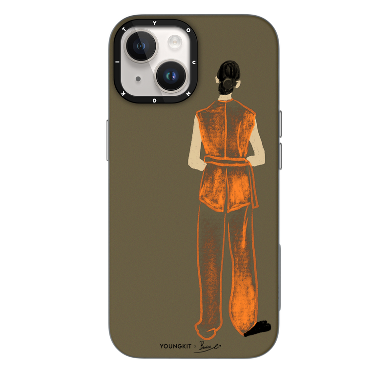 قاب یانگ کیت Youngkit Bemice Orange Graceful Silhouette Magsafe Iphone (G)