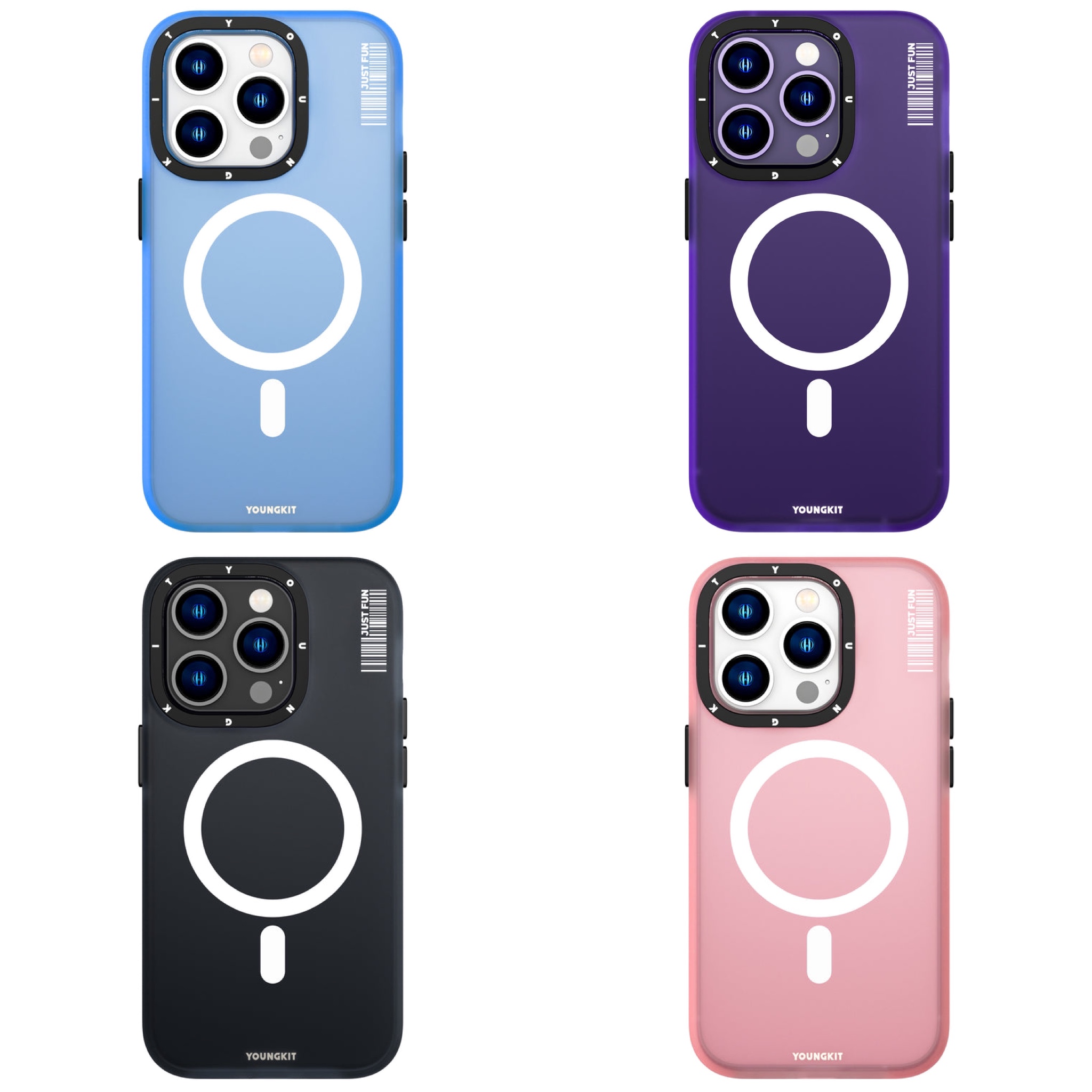 قاب Youngkit یانگ کیت Colored Sand MagSafe Series Iphone (G)