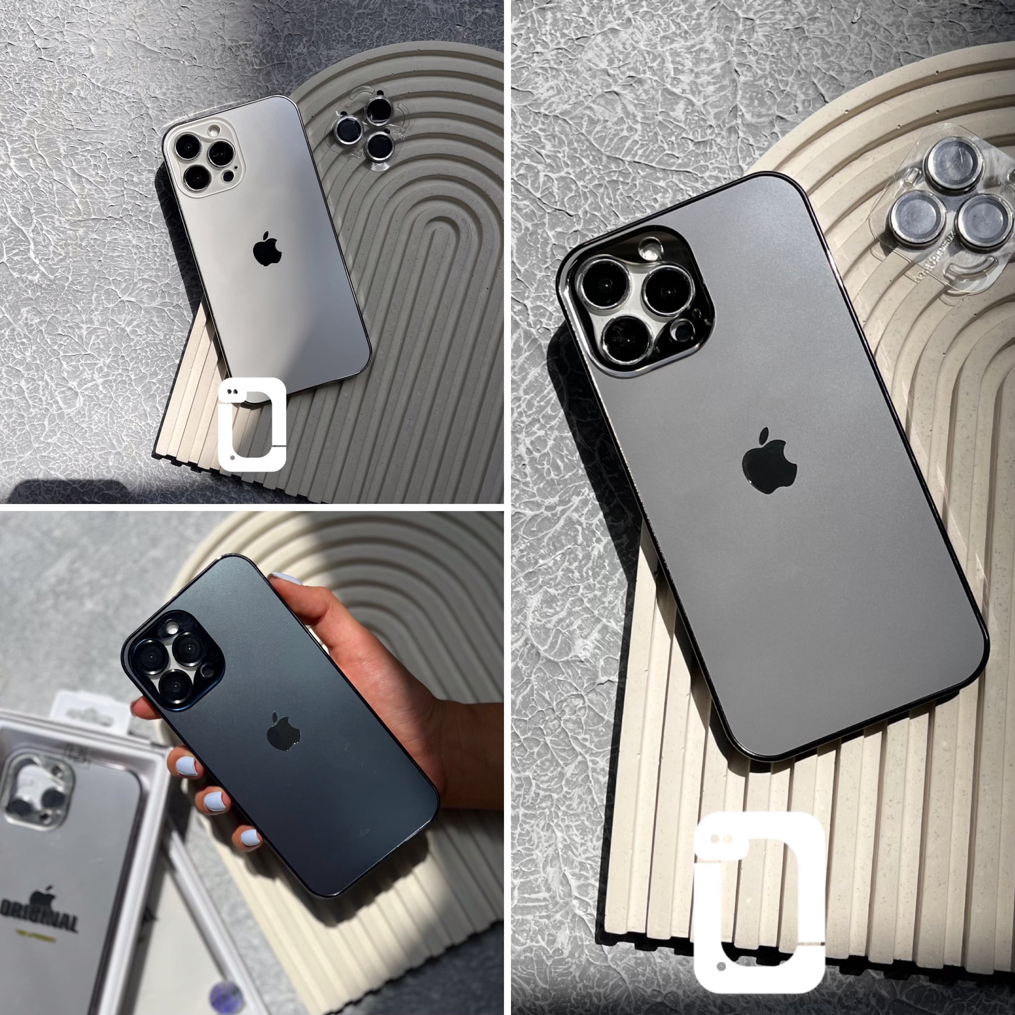قاب New PVD به همراه محافظ لنز رینگی آیفون Iphone (G)