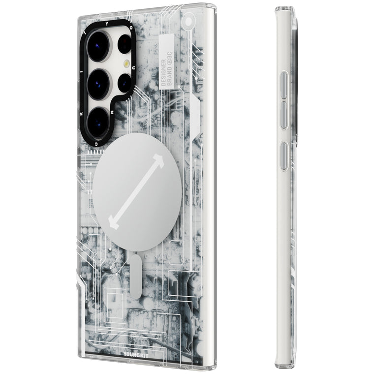 قاب یانگ کیت Youngkit Magsafe Technology Futuristic Circuit Upgraded Anti-Drop Impact Series سامسونگ Samsung (G)