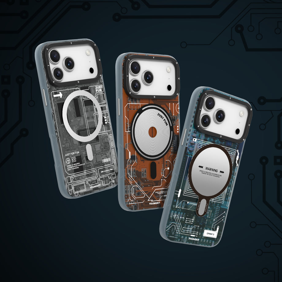قاب یانگ کیت Youngkit Technology Futuristic Circuit Upgraded Anti-Drop Impact Series Iphone (G)
