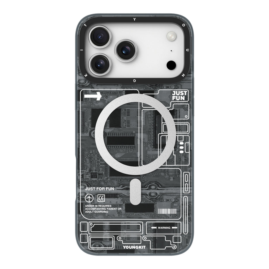 قاب یانگ کیت Youngkit Technology Futuristic Circuit Upgraded Anti-Drop Impact Series Iphone (G)