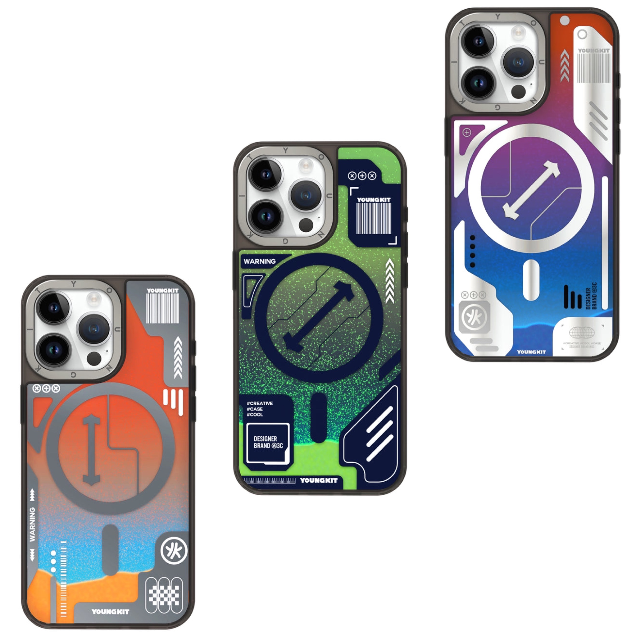 قاب یانگ کیت Youngkit Galactic Quicksand Magsafe Series Iphone (G)