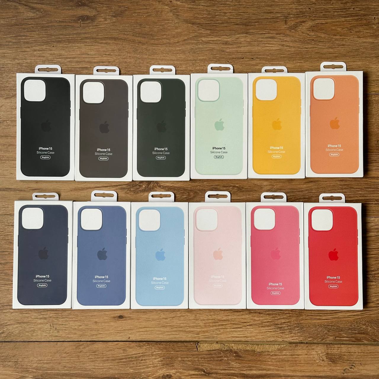قاب سیلیکون سری 15 Silicone مگ سیف دار زیر بسته آیفون Iphone (G)