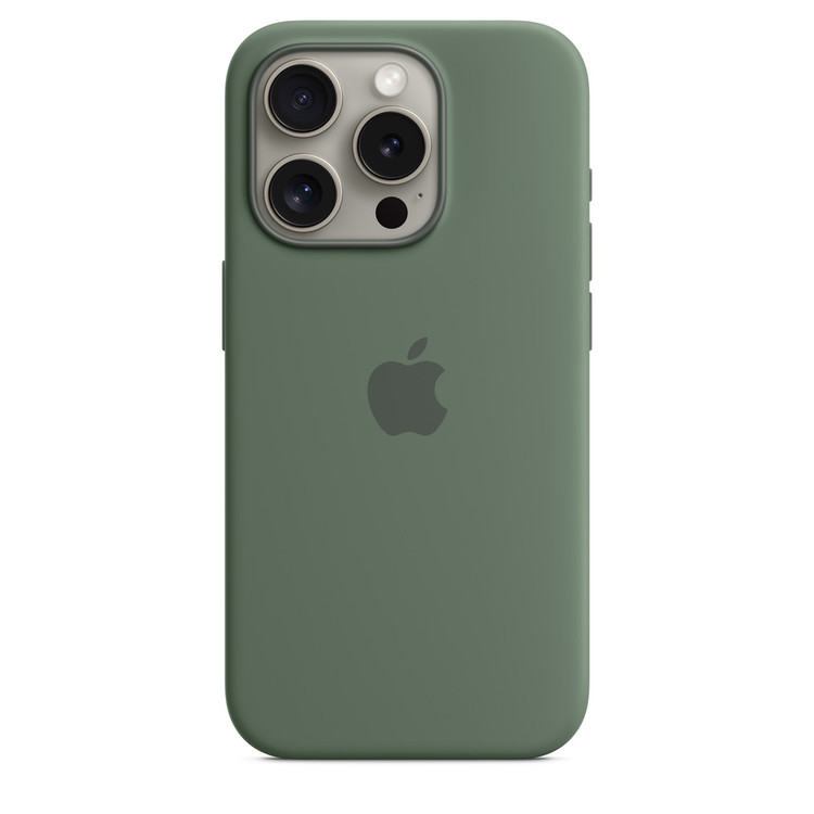 قاب سیلیکون سری 15 Silicone مگ سیف دار زیر بسته آیفون Iphone (G)