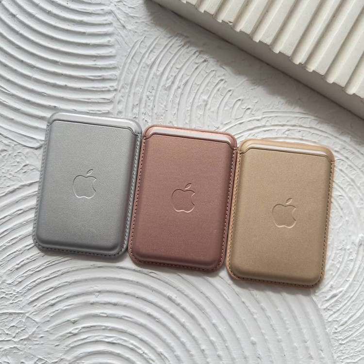 جاکارتی، ولت مگ سیف دار چرمی به همراه آی سی اصلی Wallet MagSafe Leather Place With Original IC (G)