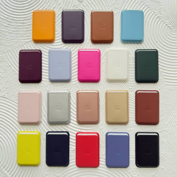 جاکارتی، ولت مگ سیف دار چرمی به همراه آی سی اصلی Wallet MagSafe Leather Place With Original IC (G)